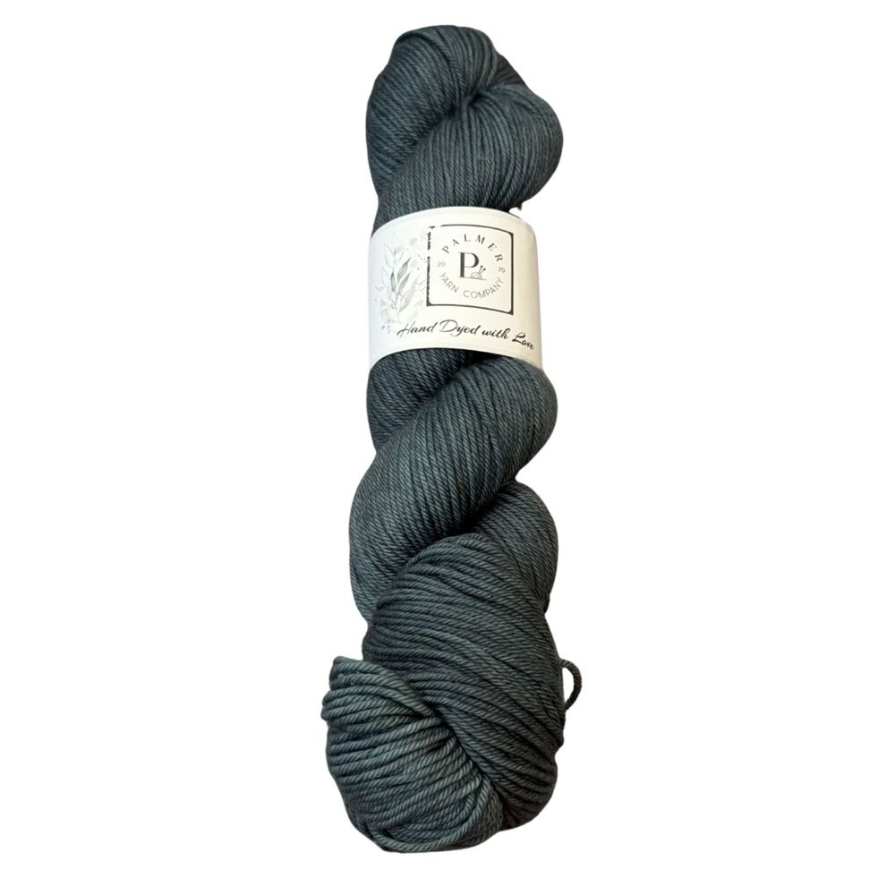 Palmer Yarn Co Squish DK Pine Teal Green 1 Skein Hand Dyed Wool Yarn 250 yds